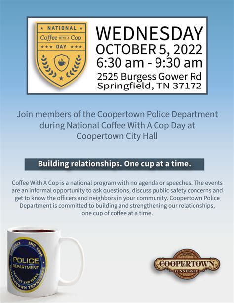 National Coffee With A Cop Day - CPD News Room