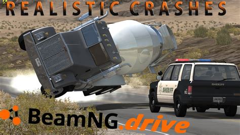 BeamNG Drive - Realistic Crashes #2 - YouTube