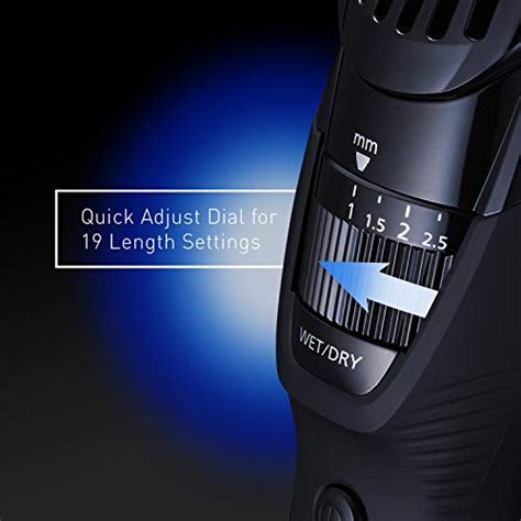 Panasonic Cordless Men’s Beard Trimmer With Precision Dial, Adjustable ...