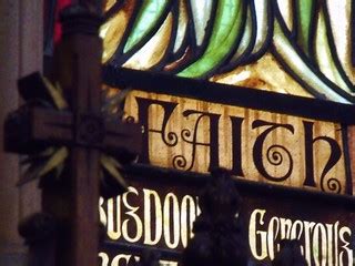 Faith | From the East window of Renfield St. Stephen's. | Charles Clegg ...