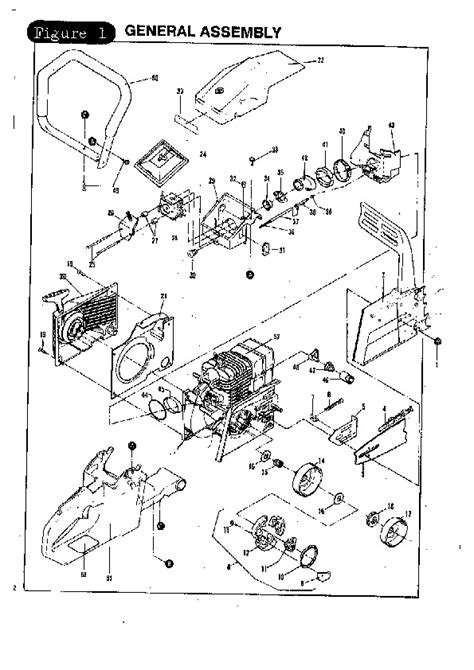 McCulloch Titan 50 57 Chainsaw Parts List, 1988