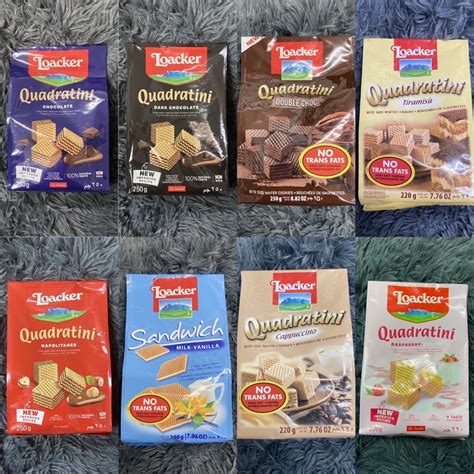 Loacker Quadratini 8 Flavors Loackers | Shopee Philippines