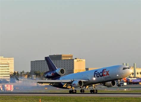 A FedEx DC10 landing at LAX, my job site, this is the aircraft I spent ...