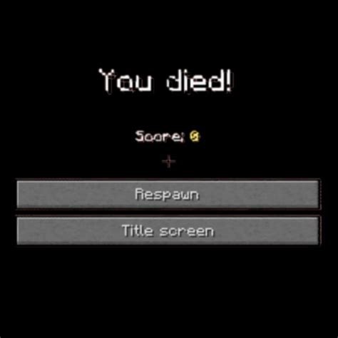 Minecraft You Died | Обои