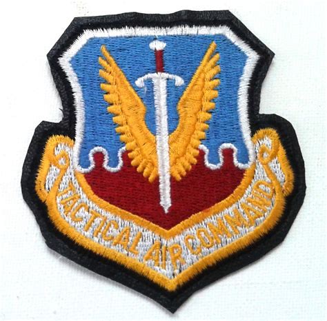 Military Patch Leather TACTICAL AIR Command USAF