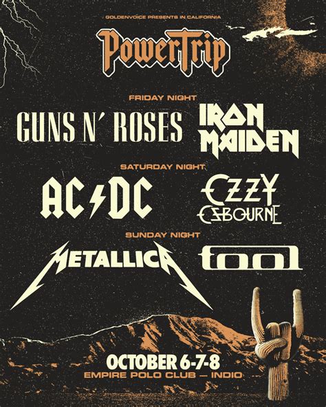 Power Trip Festival Bringing Metallica, Guns N’ Roses, AC/DC, Ozzy Osbourne, Iron Maiden, & Tool ...