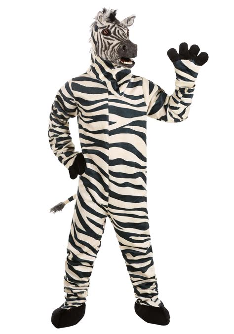 Zebra Jumpsuit w/ Mouth Mover Mask - 38% off!