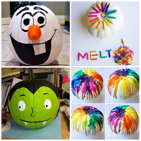 Clever No Carve/Painted Pumpkin Ideas for Kids - Crafty Morning