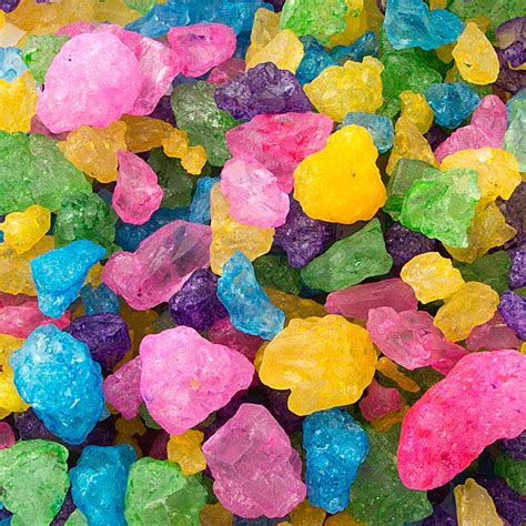 Colorful Rainbow Rock Candy Crystals • Rock Candy & Sugar Swizzle Sticks • Bulk Candy • Oh! Nuts®