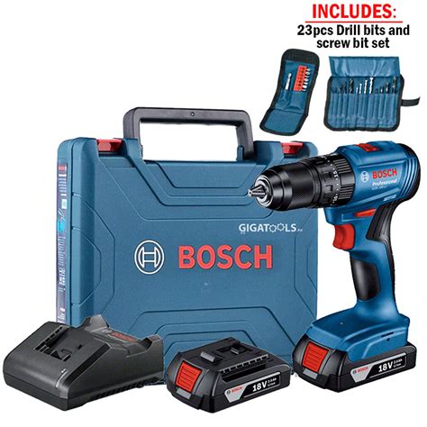 Bosch GSB 185-LI Cordless Brushless Hammer Metal Chuck Drill Driver 18 – GIGATOOLS Industrial Center