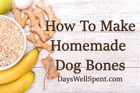 Homemade Dog Bones