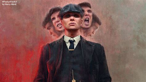 Peaky Blinders fan art commissioned to promote fifth series - BBC News