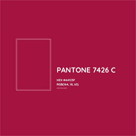 About PANTONE 7426 C Color - Color codes, similar colors and paints ...