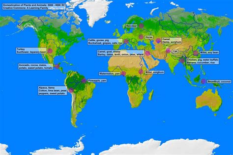 Neolithic Revolution Map