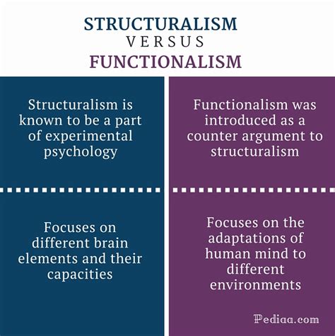 Difference Between Structuralism and Functionalism | Theory of ...