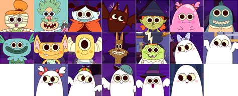 Super Simple Halloween Monsters - Characters by 98bokaj on DeviantArt