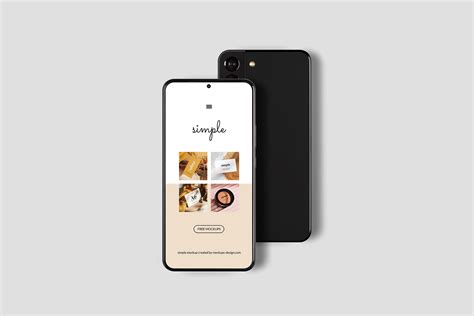 Isolated smartphone mockup - Mockups Design