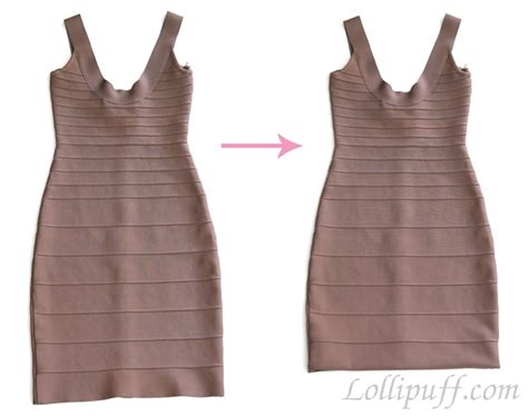 How to Shorten a Herve Leger Skirt or Dress | Lollipuff