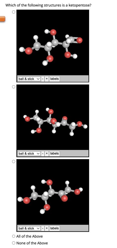 Solved Which of the following structures is a ketopentose? | Chegg.com