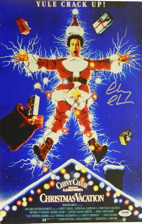 Chevy Chase signed christmas vacation | National lampoons christmas ...