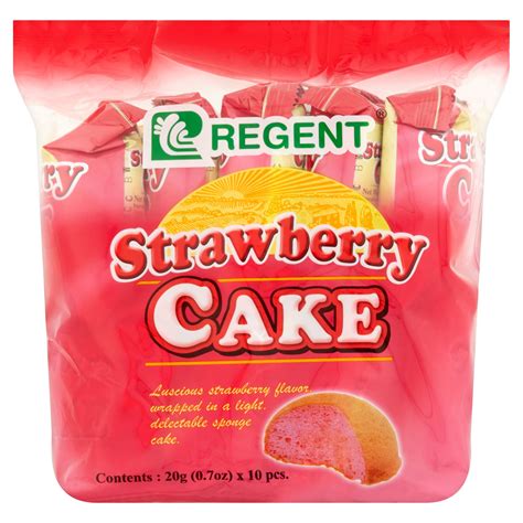 Regent Strawberry Cake 10 x 20g - Walmart.com