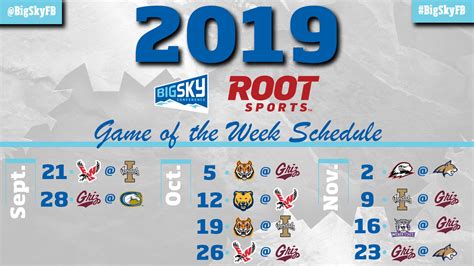 Big Sky Conference on Twitter: "Big Sky Announces 2019 @ROOTSPORTS_NW # ...