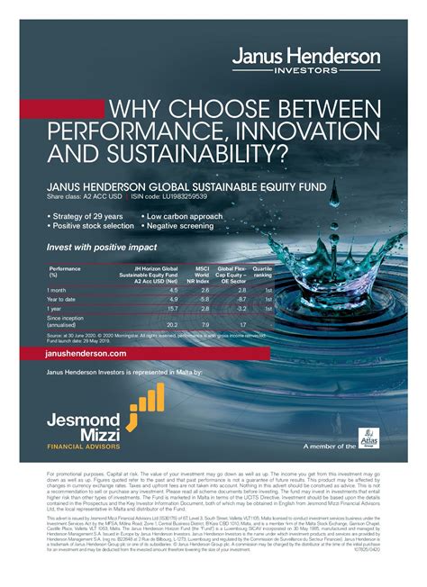 Janus Henderson Horizon Global Sustainable Equity Fund - Jesmond Mizzi ...