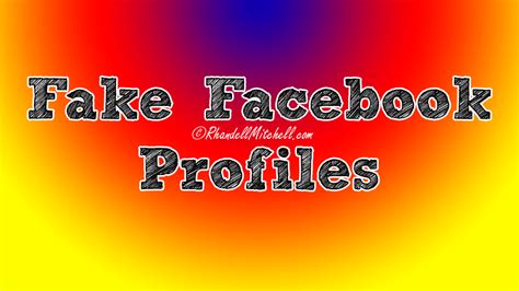 Fake Facebook Profiles - Avoid Fake Catfish Accounts