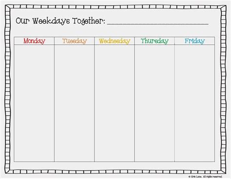 free printable weekday only calendar - Google Search | Printable calendar, Free printable ...