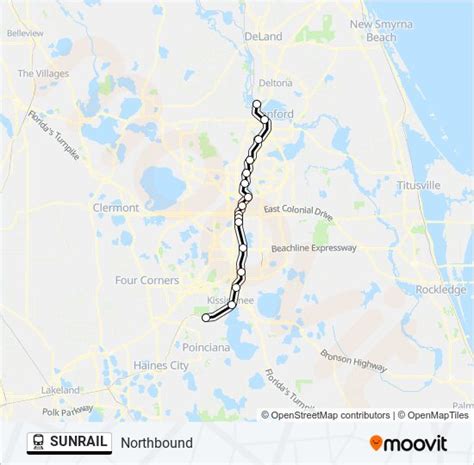 sunrail Route: Schedules, Stops & Maps - Northbound (Updated)