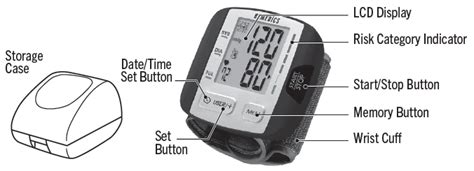 HoMEDiCS Wrist Blood Pressure Monitor Instruction Manual