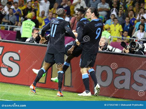 UEFA EURO 2012 Game Sweden Vs England Editorial Stock Photo - Image of kyiv, attack: 27353748