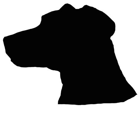 dog head silhouette clipart 10 free Cliparts | Download images on Clipground 2024