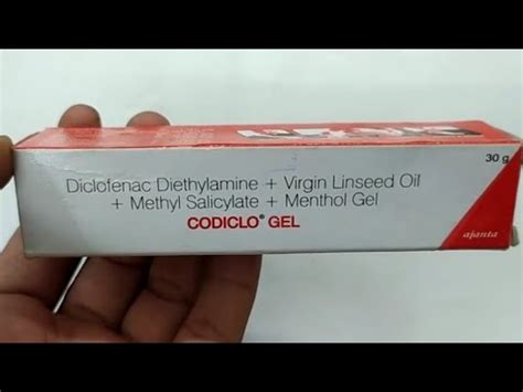 Codiclo Gel | Diclofenac Diethylamine Gel uses | Codiclo Gel uses side ...