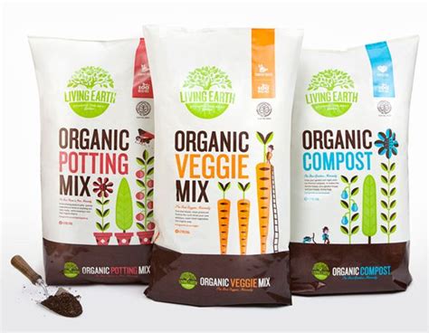 Packaging: Living Earth | Organic packaging, Food packaging design, Packaging design