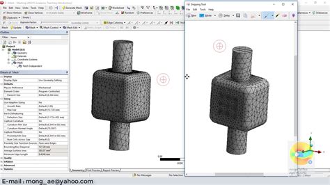 ANSY FEA ANSYS Meshing Methods - YouTube