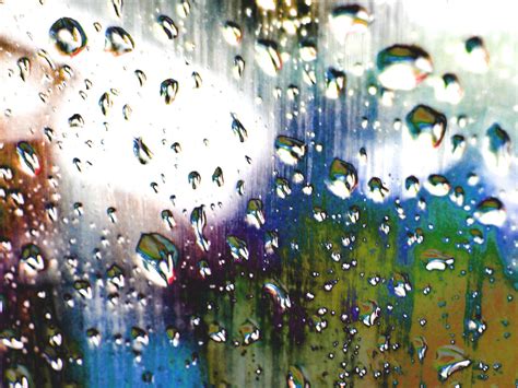 Raindrops on Window Abstract Multicolor Stylized Photography - Etsy