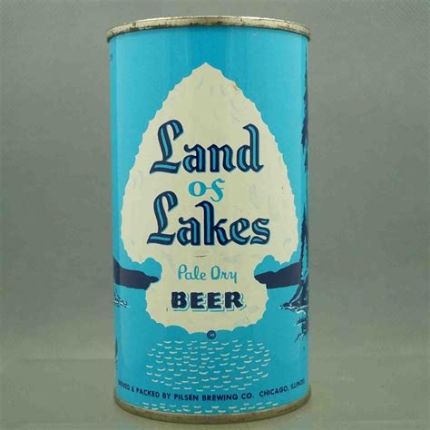 Land of Lakes 91-1 flat top beer can | Vintage beer, Beer design, Beer