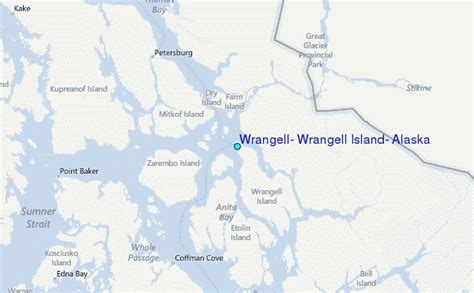 Wrangell, Wrangell Island, Alaska Tide Station Location Guide