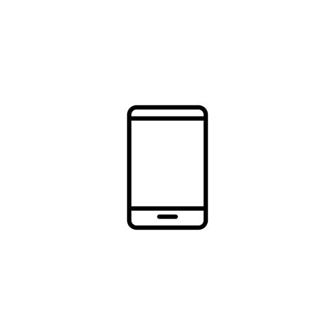 Phone icon with outline style 20595641 Vector Art at Vecteezy