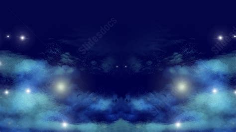 Starlight Night Sky Beautiful Nature Star Blue Powerpoint Background For Free Download - Slidesdocs