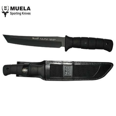 SKL DIY Uptown: Muela 22.5 cm Tactical Black Tanto with Sheath @ RM 659