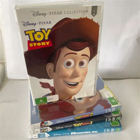 DISNEY PIXAR TOY Story Toy Story 2 and Toy Story 3 DV Bundle + Monsters Inc $18.16 - PicClick