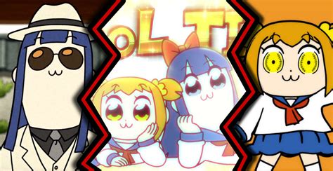 THE ANOINTED GEEK: 12 Days of Anime: Popuko and Pipimi from Pop Team Epic