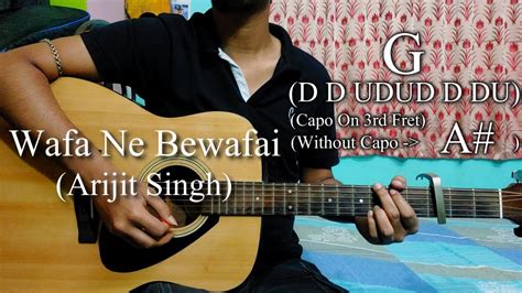 Wafa Ne Bewafai | Tera Surroor 2 | Easy Guitar Chords Lesson+Cover, Strumming Pattern ...