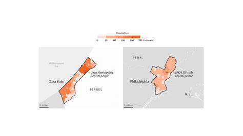 Gaza Strip map: How density matters in the Israel-Hamas conflict