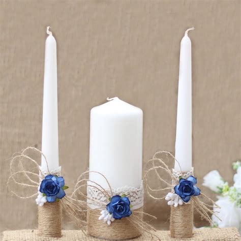 Wedding Unity Candle Set Rustic Wedding Unity Candles Bride And Groom Unity Ceremony Candle ...