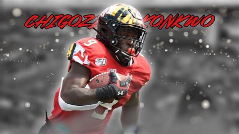 Chigoziem Okonkwo Maryland TE Career Highlights || RAC Tight End - YouTube