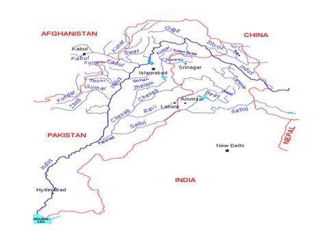 Chenab River Map