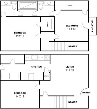 Savona Floorplan | The Park at Sorrento Apartments in Baytown, Texas